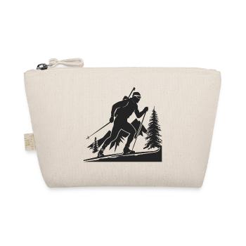 Biathlon Biathlete Winter Sports - Organic Pouch - nature - Front
