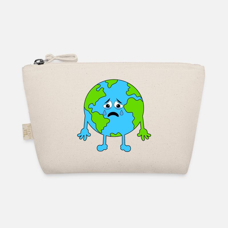 Melancholic Land Illustration Organic Pouch