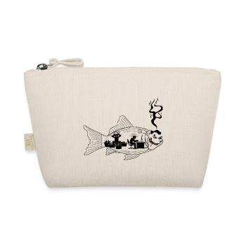 the fish stinks from the head - Organic Pouch - nature - Front