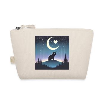 L’amour au clair de lune - Ours mystique dans la fenêtre de la lune - Trousse biologique - nature - Devant