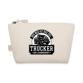 Trucker Passion - Le voyage est l’objectif - Trousse biologique - nature - Devant