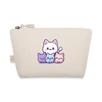 Un dessin de chats mignons et adorable - Trousse biologique - nature - Devant