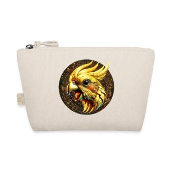 Steampunk Bird (01) - Organic Pouch - nature - Front