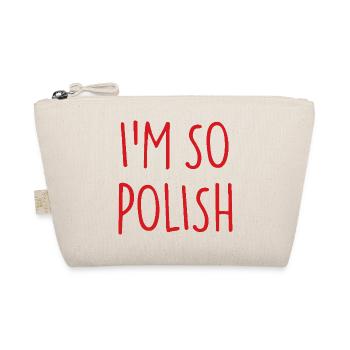 I'M SO POLISH Poland Polen - Bio-Täschchen - Natur - Vorne