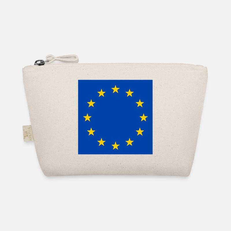 Europa flagge - Bio-Täschchen - Natur