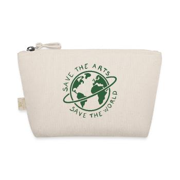 Save the Arts Save the World Earth Environmental Activist - Organic Pouch - nature - Front
