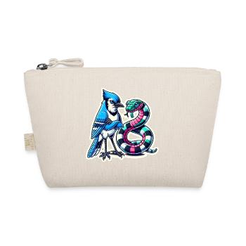 Keep Your Distance Cartoon Animals - Organic Pouch - nature - Front