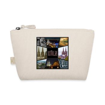 Cologne Skyline City Germany Collage Graffiti - Organic Pouch - nature - Front