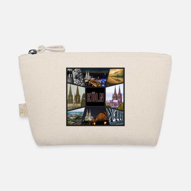 Cologne Skyline City Germany Collage Graffiti Organic Pouch