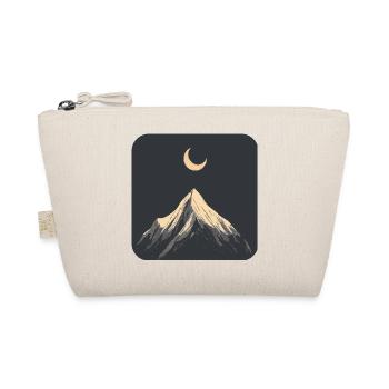 Relief de montagne avec lune - Trousse biologique - nature - Devant