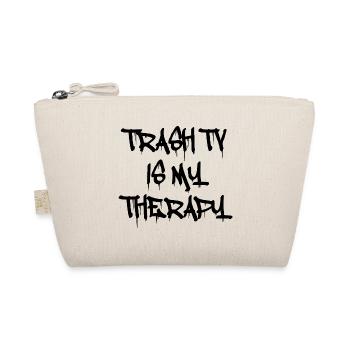 Trash TV Is My Therapy – Reality Show Love - Bio-Täschchen - Natur - Vorne