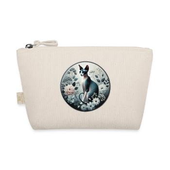 Princesse Sphynx chat parmi les fleurs - Trousse biologique - nature - Devant