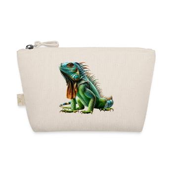 Green Iguana Iguana - Organic Pouch - nature - Front