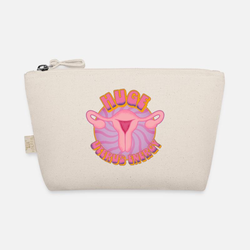 Huge Uterus Energy – Power & Empowerment - Bio-Täschchen - Natur