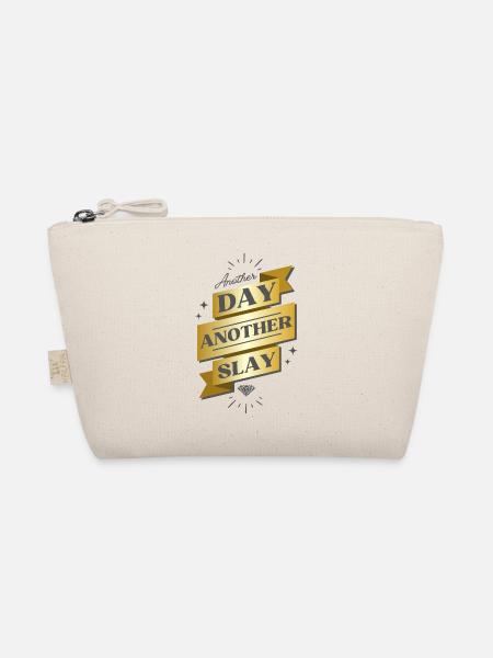 Another Day Another Slay Banner - Organic Pouch - nature - Front