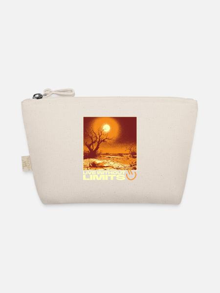 Live Without Limits – Surreal Desert Scene - Organic Pouch - nature - Front