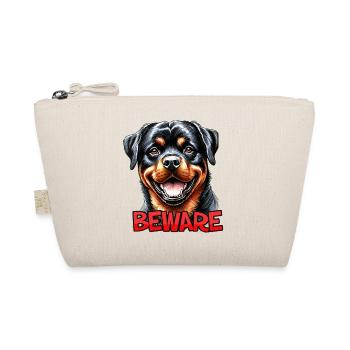 Rottweiler Hund schlecht - Bio-Täschchen - Natur - Vorne
