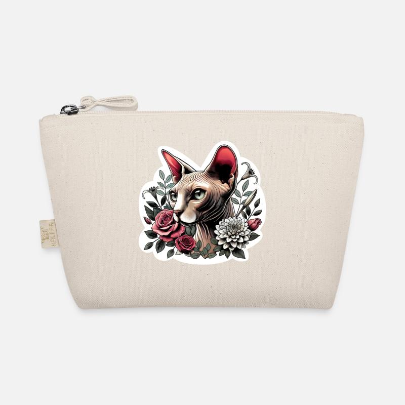 Rose Sphynx Chat - Trousse biologique - nature