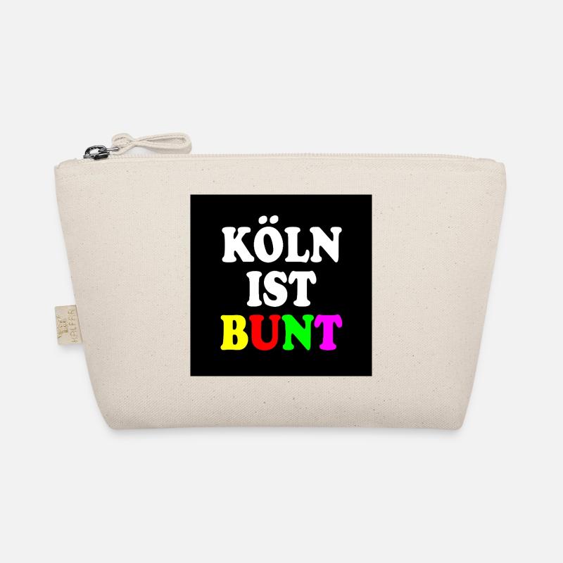 Köln ist bunt - Bio-Täschchen - Natur