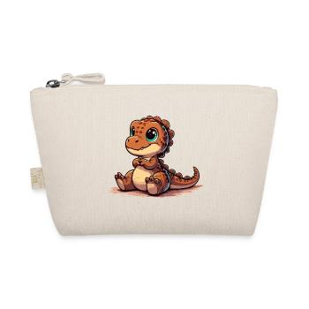T-Rex Cute Baby Dino Baby Dinobaby Gift - Organic Pouch - nature - Front