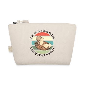 I Bake My Own Bread – I Only Trust My Oven - Organic Pouch - nature - Front