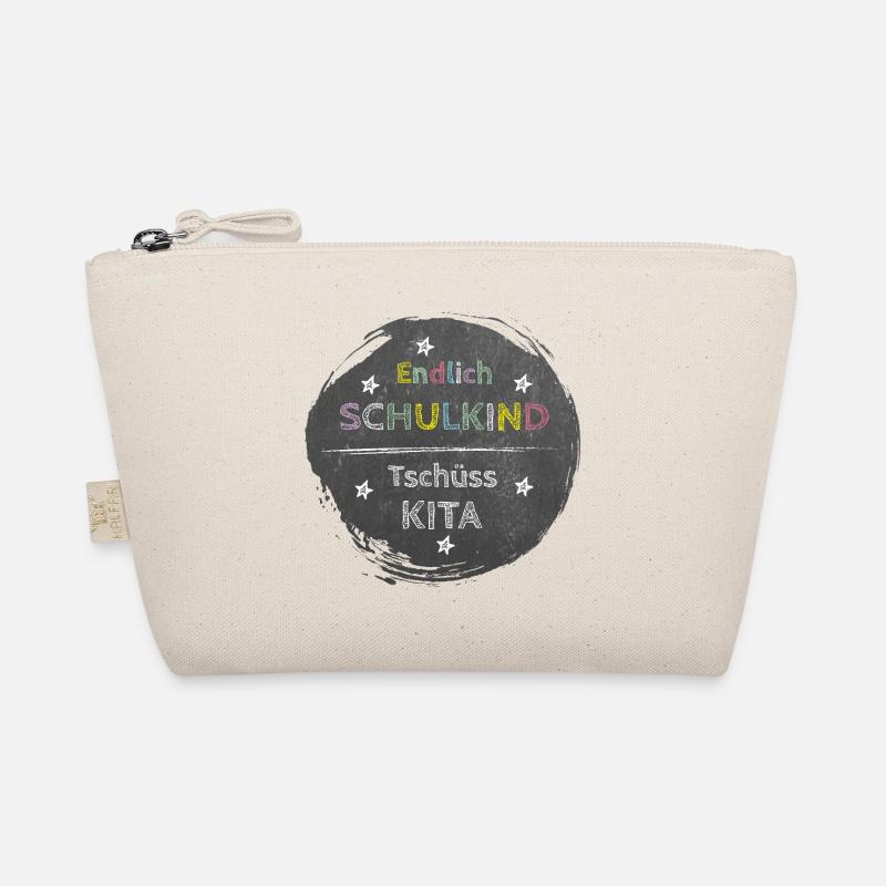 Finally a schoolchild - goodbye daycare | Chalkboard Design Organic Pouch