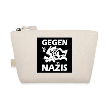 Gegen nazis - Bio-Täschchen - Natur - Vorne
