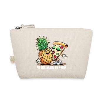 Pizza Hawaii French Kiss Love Drôle de cadeau - Trousse biologique - nature - Devant