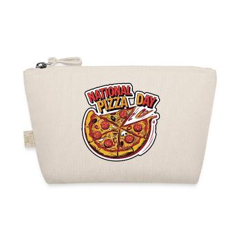 National Pizza Day 2026 pizza day gift - Organic Pouch - nature - Front