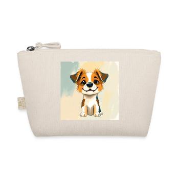 Niedlicher Australian Shepherd - Bio-Täschchen - Natur - Vorne