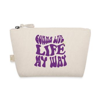 going to Live Life My Way – Psychedelic Vibes - Organic Pouch - nature - Front