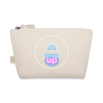 Grow Up Motivational Minimalist Art - Organic Pouch - nature - Front