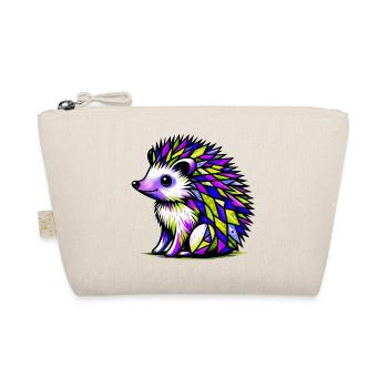 Hedgehog - Organic Pouch - nature - Front