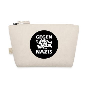Gegen nazis - Bio-Täschchen - Natur - Vorne