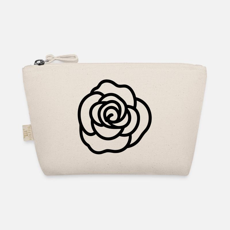 Pink Flower Organic Pouch