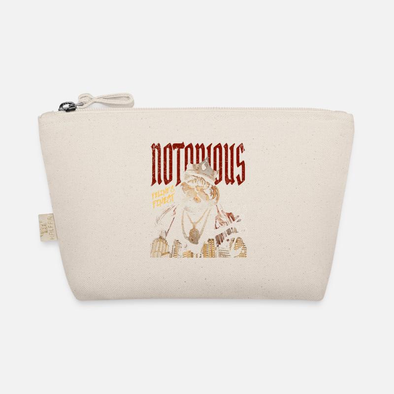 Notorious Cat – Hip-Hop Katze - Bio-Täschchen - Natur