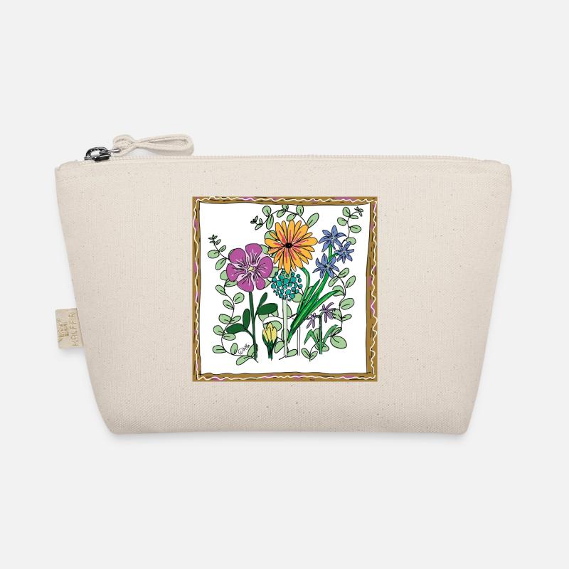 Blumen, Blüten und Pflanzen - Bio-Täschchen - Natur