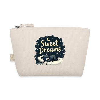 Teddybär Sweet Dreams Offizielles Schlafshirt - Bio-Täschchen - Natur - Vorne