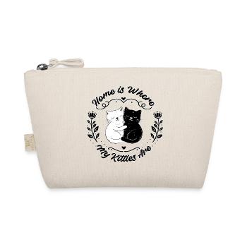 La maison est là où mes chatons sont-minimaliste - Trousse biologique - nature - Devant