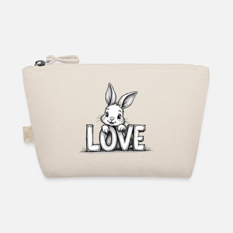 Lapin mignon avec de l’amour – Parfait pour Pâques et l’amour Trousse biologique