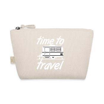 Caravane,Camping,Fun ShirtTemps de voyage (25) - Trousse biologique - nature - Devant