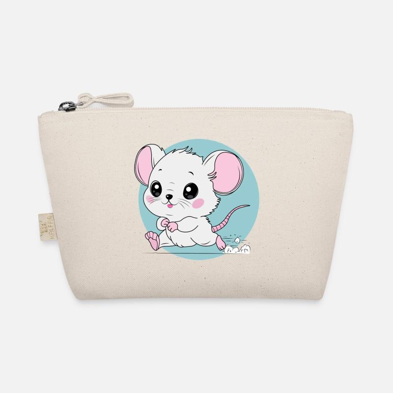 Souris Drôle en Course - Amateur de Fromage Trousse biologique