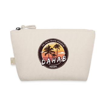 Dahab Ägypten Vintage Palmen Design - Bio-Täschchen - Natur - Vorne