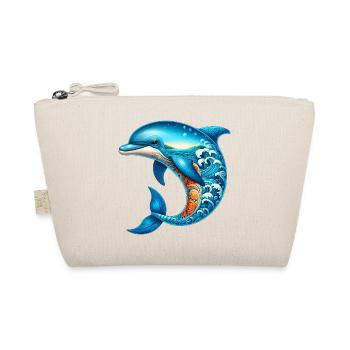 Delfin - Bio-Täschchen - Natur - Vorne