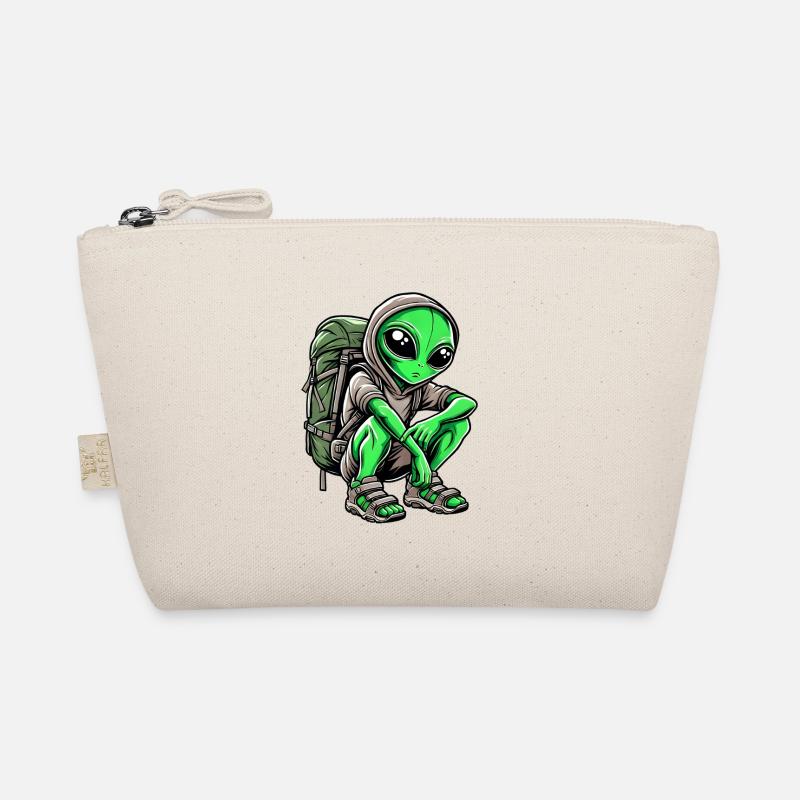 Alien Backpacker Design Bio-Täschchen