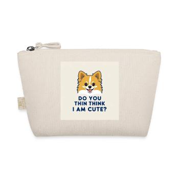 Drôle de chien de Poméranie - Pensez-vous que je suis mignon ? - Trousse biologique - nature - Devant
