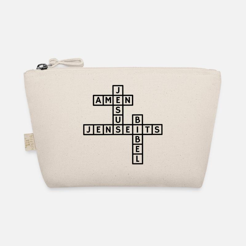 Design "Kreuzworträtsel Jesus" Bio-Täschchen