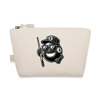 Cool billiard 8-ball design - Organic Pouch - nature - Front