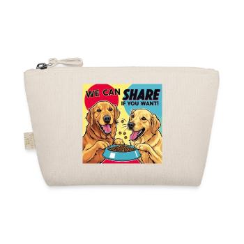 Comic Dogs - Nous pouvons partager si vous le souhaitez - Trousse biologique - nature - Devant