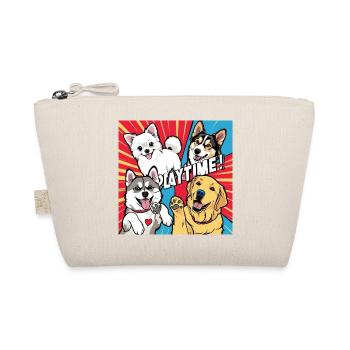 Playtime - Golden Retriever , Husky , Pomeranian - Organic Pouch - nature - Front